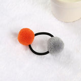 4Pcs/2pc/1pc Baby Kid Hair Accessories Headwear Mini Ball Rubber Headbands Girl Children Solid Color Pompon Gum Elastic HairBand