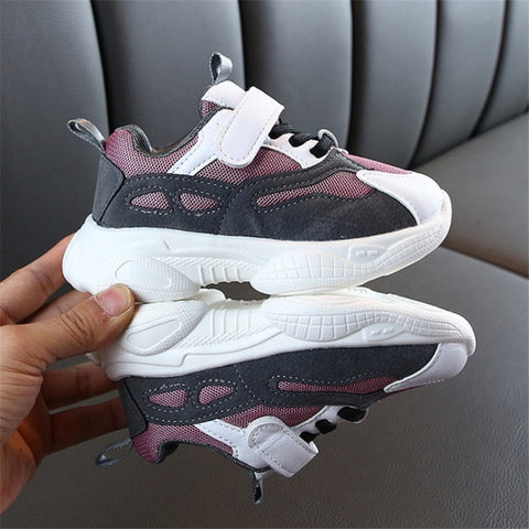 DIMI 2019 Autumn Kids Shoes Boys Girls Sport Shoes Breathable Baby Sneakers Soft Bottom Non-slip Casual Children Shoes