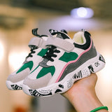 2019 Winter Kids Sports Shoes Children Casual Boys Patchwork Sneaker Fashion Autumn Graffiti Girls Student Boots Anti-Slippery
