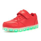 Size 25-37 USB Charging Children Boys Shoes with Sole Enfant Led Light Glowing Luminous Sneakers for Girls Shoes Kids Led Shoes