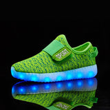 Size 25-37 USB Charging Children Boys Shoes with Sole Enfant Led Light Glowing Luminous Sneakers for Girls Shoes Kids Led Shoes