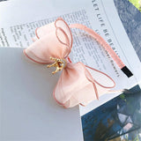 BalleenShiny Baby Girls Bowknot Crown Headband Lace Elastic Princess Hair Band Fashion New Style Children Kids Hair Accessories