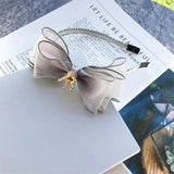 BalleenShiny Baby Girls Bowknot Crown Headband Lace Elastic Princess Hair Band Fashion New Style Children Kids Hair Accessories