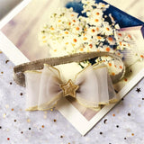BalleenShiny Baby Girls Bowknot Crown Headband Lace Elastic Princess Hair Band Fashion New Style Children Kids Hair Accessories