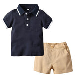 Hot Sale 2019 Summer Style Children Clothing Sets Tops Shorts Belt 3 Pcs Set Boys Girls T Pants Sports Suit Kids Clothes