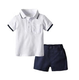 Hot Sale 2019 Summer Style Children Clothing Sets Tops Shorts Belt 3 Pcs Set Boys Girls T Pants Sports Suit Kids Clothes