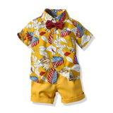 Hot Sale 2019 Summer Style Children Clothing Sets Tops Shorts Belt 3 Pcs Set Boys Girls T Pants Sports Suit Kids Clothes