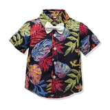 Hot Sale 2019 Summer Style Children Clothing Sets Tops Shorts Belt 3 Pcs Set Boys Girls T Pants Sports Suit Kids Clothes